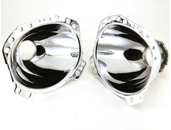 Восстановленные отражатели для линз Hella 2 Classic, крепление лампы пластиковое кольцо, комплект 2шт