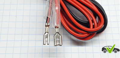 Акустический кабель ШВПМ красно-черный 2х0,50 мм2, длина 1,45 м