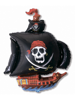 Пиратский корабль, чёрный