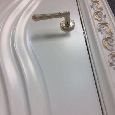 PORTE RICHI (Беларусь). АРБАТ, МОДЕЛЬ ЛЧ12 (Л11), ЭМАЛЬ БЕЛАЯ. ПОЛОТНО ГЛУХОЕ с 3D ФРЕЗЕРОВКОЙ