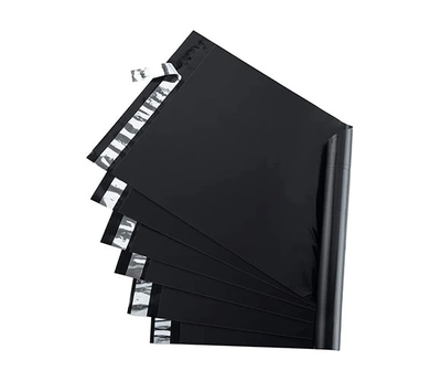 Курьер-пакет почтовый б/н (черный), 240*320мм