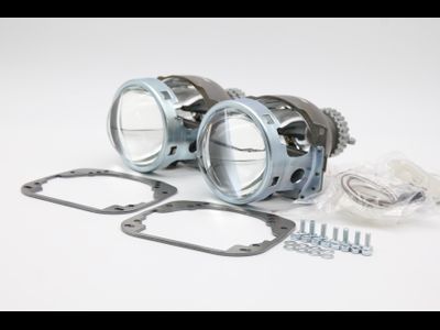 Комплект Koito Q5 D2 H4 с рамками для замены штатных ксеноновых линз автомобиля Nissan Murano Z51 (2009 - н. в. )