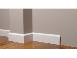 Напольный плинтус Decor-Dizayn DD47, для покраски, влагостойкий, ударопрочный, 2 метра