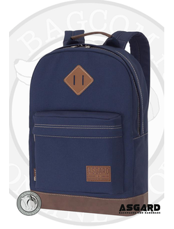 Темно-синий классический рюкзак с пятачком Asgard Р-5455