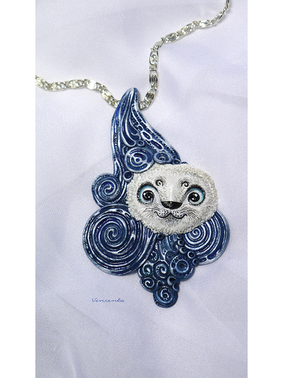 "Дух Северного Моря. Баллада о Бельке" - фэнтези-подвеска в кельтском стиле