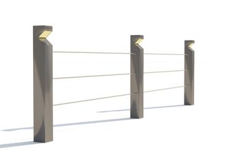 Светильники «Factory simple» сталь с тремя тросами
