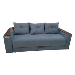 Диван еврокнижка Атланта цвет морской волны с выдвижной бутылочницей