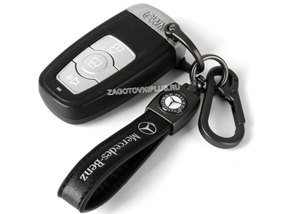 Премиум кожаный брелок с логотипом NISSAN