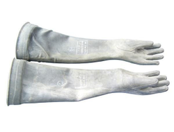 Перчатки пескоструйные, камерные, резиновые (пара)