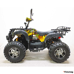 Квадроцикл GreenCamel Sahara AWD 4*4 (60V 2*2kW R10 alum Дифференциал) Армейский-желтый