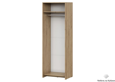 МСП 1 Шкаф двухстворчатый Дуб Золотой/Камень тёмный