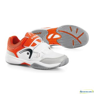 Теннисные кроссовки Head Lazer Velcro Kids (white-orange)