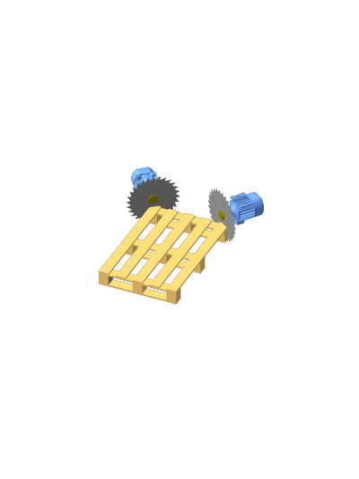 Станок для обрезки углов деревянных поддонов мод. АМ, от