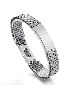 Мужской браслет для гравировки "My memoria"