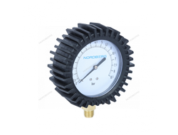 Манометр радиальный, 1/4", 80мм, 0-8,5 бар, стрелочный NORDBERG Ti61/62#GAUGE