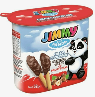 JIMMY ПАЛОЧКИ С ШОКОЛАДНОЙ ПАСТОЙ, 52 ГР