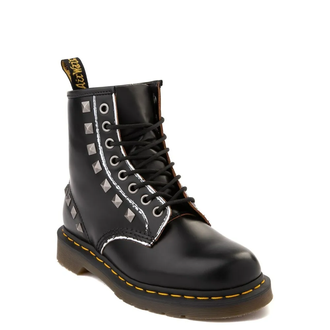1460 8 eye smooth boot black best sale