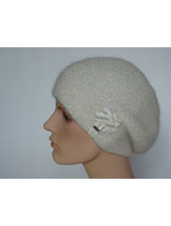 Vizio Италия 8019 В берет белый 2 цвет