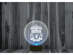 Светильник 3D, ночник Ливерпуль, Liverpool FC №3