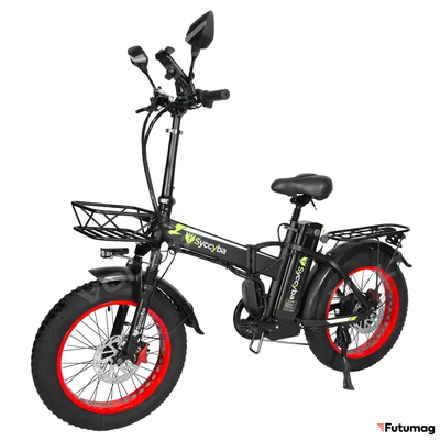 Электровелосипед SYCCYBA H1 (F10) DUAL 20AH красный