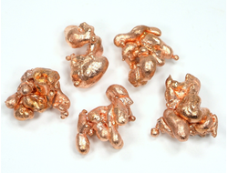 Медь, коллекционный образец в ассортименте, США (20-25 мм, 10-13 г) №28717