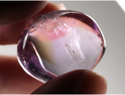 Аметрин, галтовка, Боливия (30*23*22 мм, 21,8 г) №38347