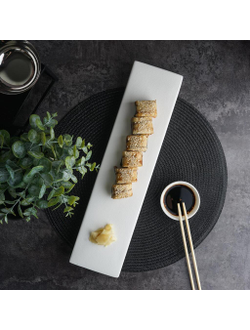 Блюдо прямоугольное 41*10 см h4 см, фарфор