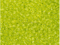 Японский бисер Toho 11/0 0004 Transparent Lime Green / Прозрачный зелёный лайм