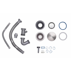 Мойка 65*48 мм НАНО- ЧЁРНЫЙ, левая AVIVA