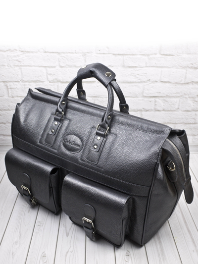 Кожаный саквояж Fabriano premium iron grey (арт. 4008-55)