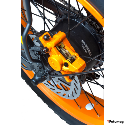 Электровелосипед Minako F11 PRO 20 (жёлтый)