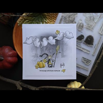 ФП штамп "Кошачий Бу!"