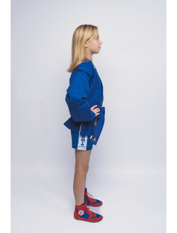 Куртка для самбо ВФС BRAVEGARD Победа Junior синяя