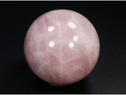 Шар Кварц розовый, Бразилия (49 мм, 166 г) №24481