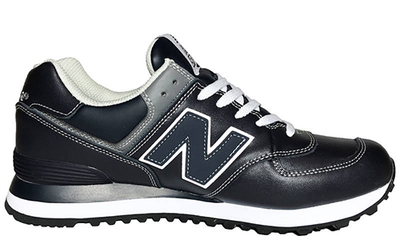 New Balance 574 Leather Stone Blue