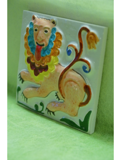 Лев Властный (изразцовая плитка)