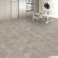 Дизайнерский пол Disano Classic Aqua Бетон Брут Серый 543720 в интерьере гостиной