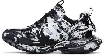 Кроссовки Balenciaga Track Sneaker Graffiti Black White