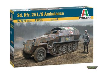 7077. Sd.Kfz. 251/8 СКОРАЯ ПОМОЩЬ (1/72)