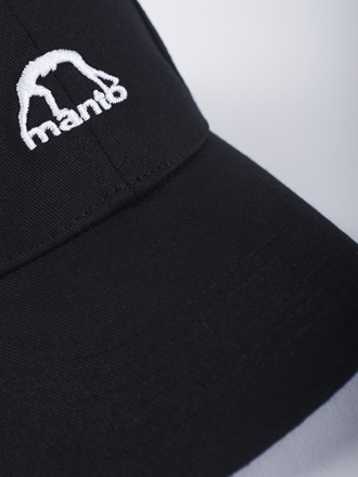 Кепка Manto Snapback Cap Logo Black черная фото козырька