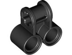Technic, Axle and Pin Connector Perpendicular Double, Black (32291 / 4140430 / 6280394)
