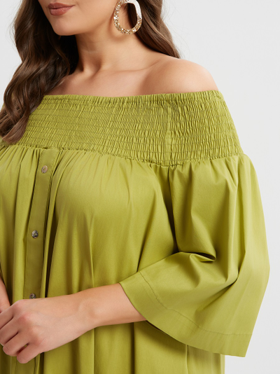 Платье фисташкового цвета