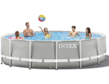 Каркасный бассейн INTEX Prism Frame (круг) 4.27 х 1.07 м ; артикул 26720