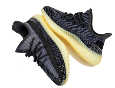 Adidas Yeezy Boost 350 V2 Asriel (Черные с белым)