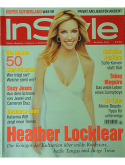 Instyle Germany Magazine October 2003 Heather Locklear, Женские иностранные журналы,Intpress