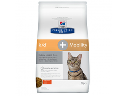 Корм для кошек Hills (Хилс)  Prescription Diet k/d + Mobility Kidney + Joint Care  , с курицей 2 кг