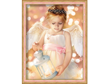 Ангел с фонариком АЖ-1780 (алмазная мозаика) ml