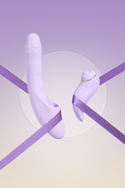 SL278U Интерактивный вибромассажёр 2в1 DuoGlow