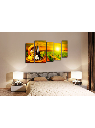 Модульная картина "Прекрасный урожай"