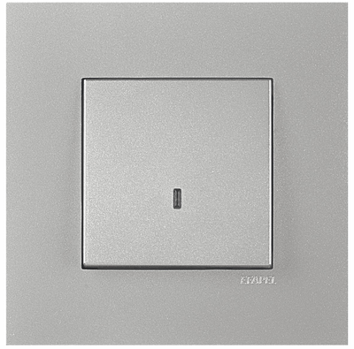 Рамка 1 пост алюминий - Quadro 45 - Efapel 45910 TAL